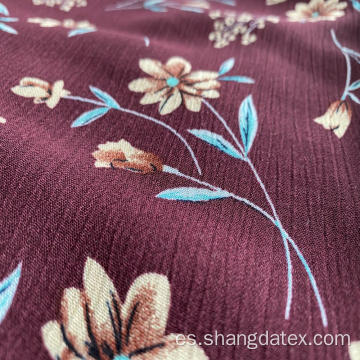 Estampado de rayón crepe textil de Shaoxing para tela